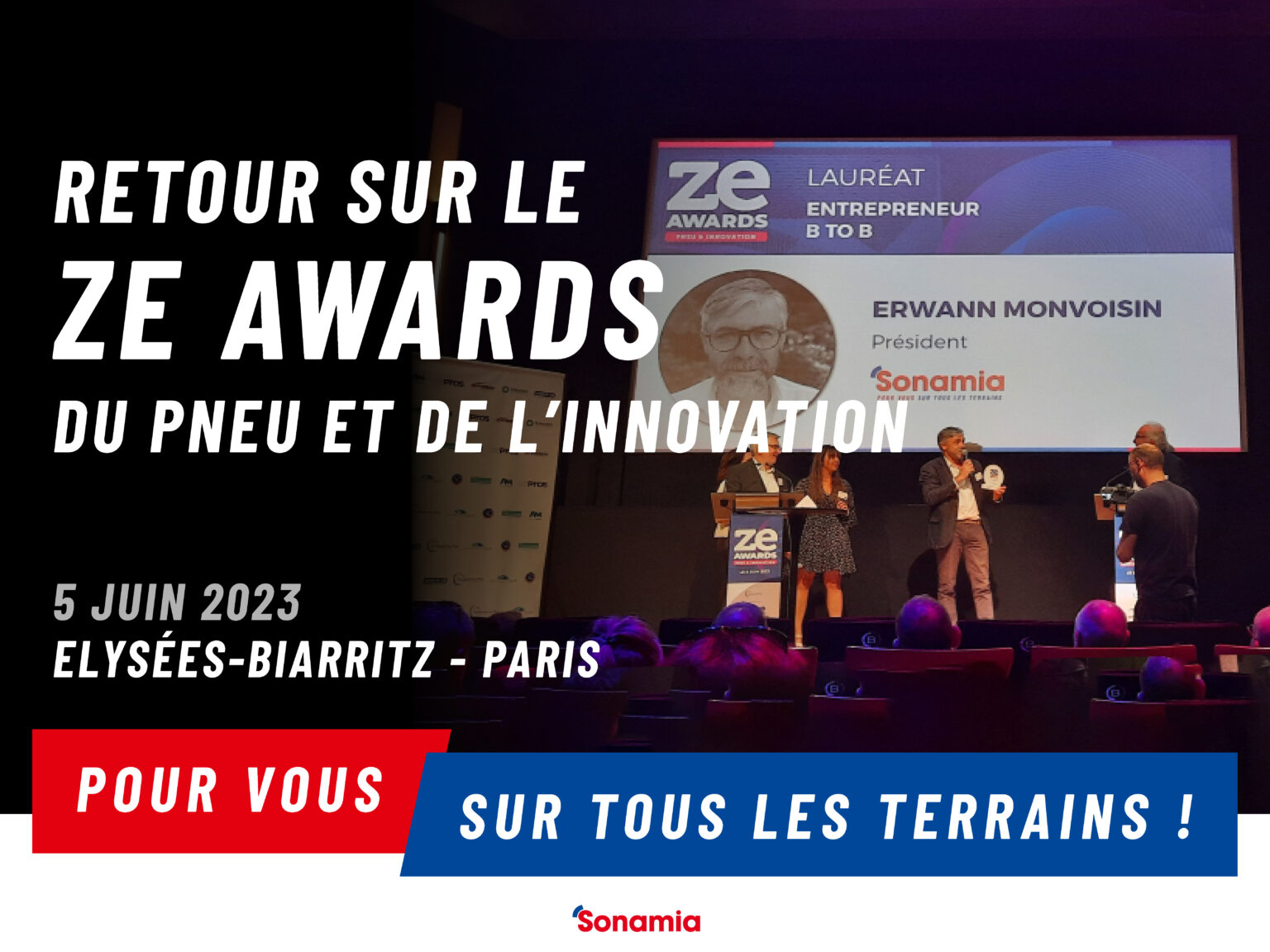 Sonamia entrepreneur BtoB de l'année selon le Ze Awards